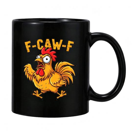 Rooster Ceramic Coffee Mug 3D Printed Chicken Design Tea Cup Hot Drinks Cup for Home Kitchen Restaurant Use