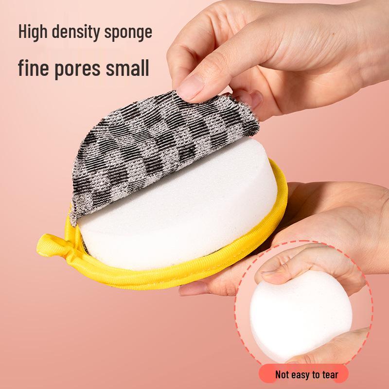 Dual-Sided Durable Kitchen Sponge: Non-Stick, Thick, Stain-Removing Scouring Pad for Cleaning Pots and Dishes