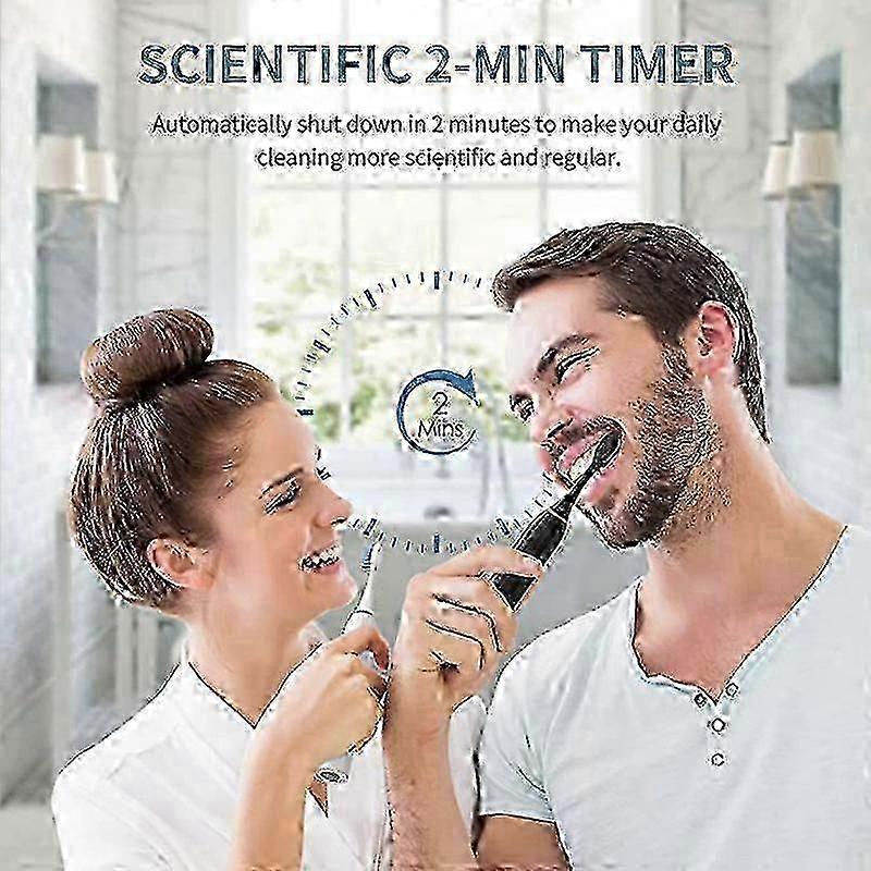 6-Speed Sonic Electric Toothbrush 3 Colors Adult Rechargeable Soft-Bristled Couple Toothbrush Male And Female Students Waterproof Toothbrush 25-26