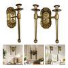 Iron Candle Base European Style Hanging Candlestick Fashion Wall Mounted Candle Holder  Dining Room