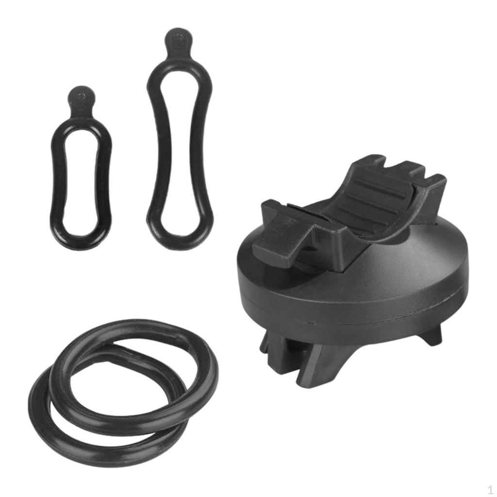 Bike Flashlight Holder Rotated Easy Installation Lights Mount Mounting Bracket Clip for