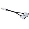 Lightnin Dual 2in1 Adaptateur Chargeur Audio Splitter Separateur Câble Iphone