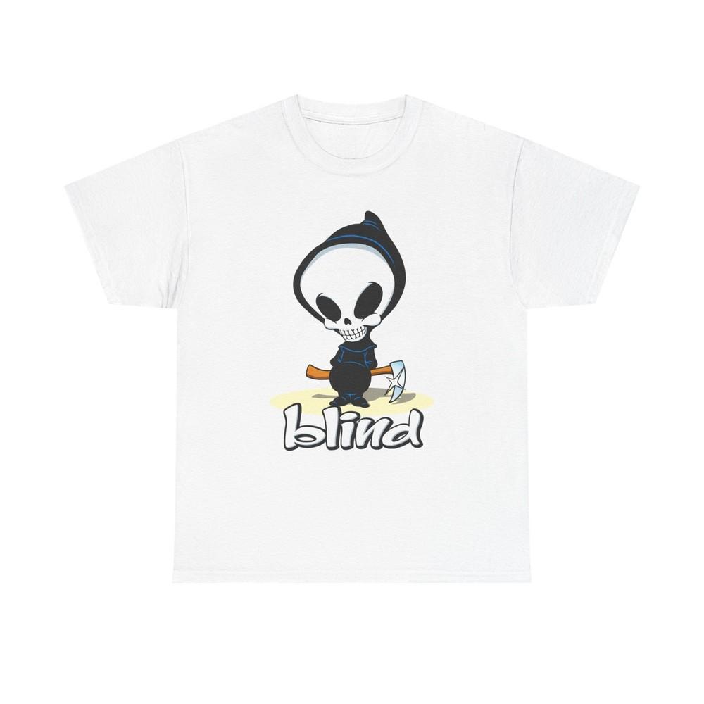 Blind Skateboards Graphic T Shirt Vintage Retro 90s Unisex Heavy Cotton Tee Unisex T-Shirt M