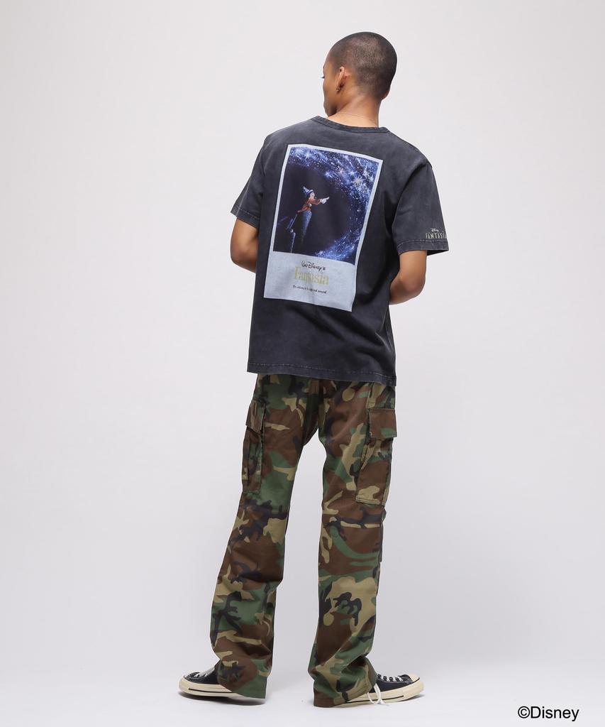 Avirex Collection FANTASIA MICKEY MOUSE FILM MASIC Size T-SHIRT, Men's, 2XL, 410, Charcoal, 783-5234026