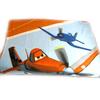 Planes [K8657] - Plaid Polaire 'Planes' bleu orange