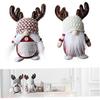 Christmas Decoration Christmas Gnomes Decoration Plush Antler Santa Elf Dwarf Doll Xmas Tabletop Orn