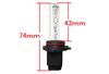 HB4 55W 10000K HID Bulbs Replacement, Set of 2 (Customize)