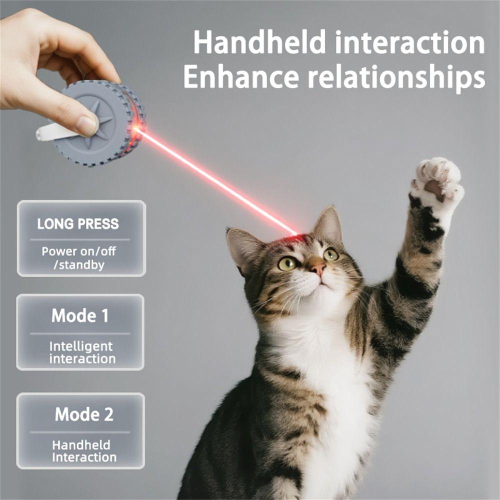 Electronic Infrared Laser Teaser Silent Rolling Interactive Cat Teaser Ball  for Kitten