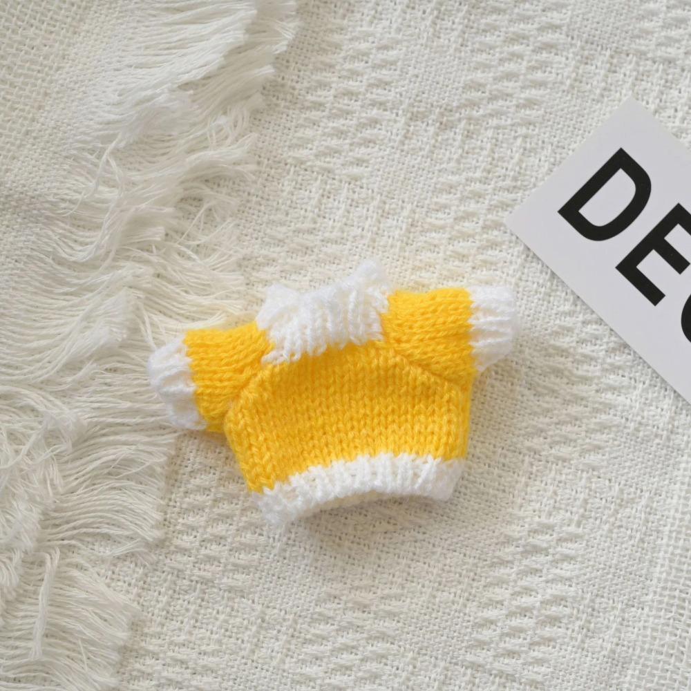 1 Stk. Heißverkauf 10cm Schulleiter Hundebekleidung Miniaturpullover für 1:8 Bjd Spielzeugpuppe Pullover Puppe Weihnachten Tragen Zubehör