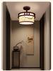 Song Dynasty Bamboo Leaf Zen Ceiling Light for Living, Dining, Bedroom, or Study.
