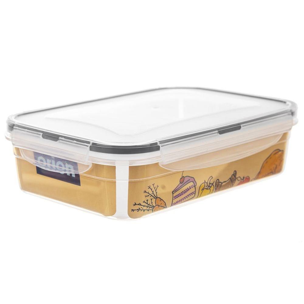 Divided Food Container with Inserts 1L