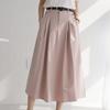 New ArrivAls Open Run A Line Belted pleAted Skirt