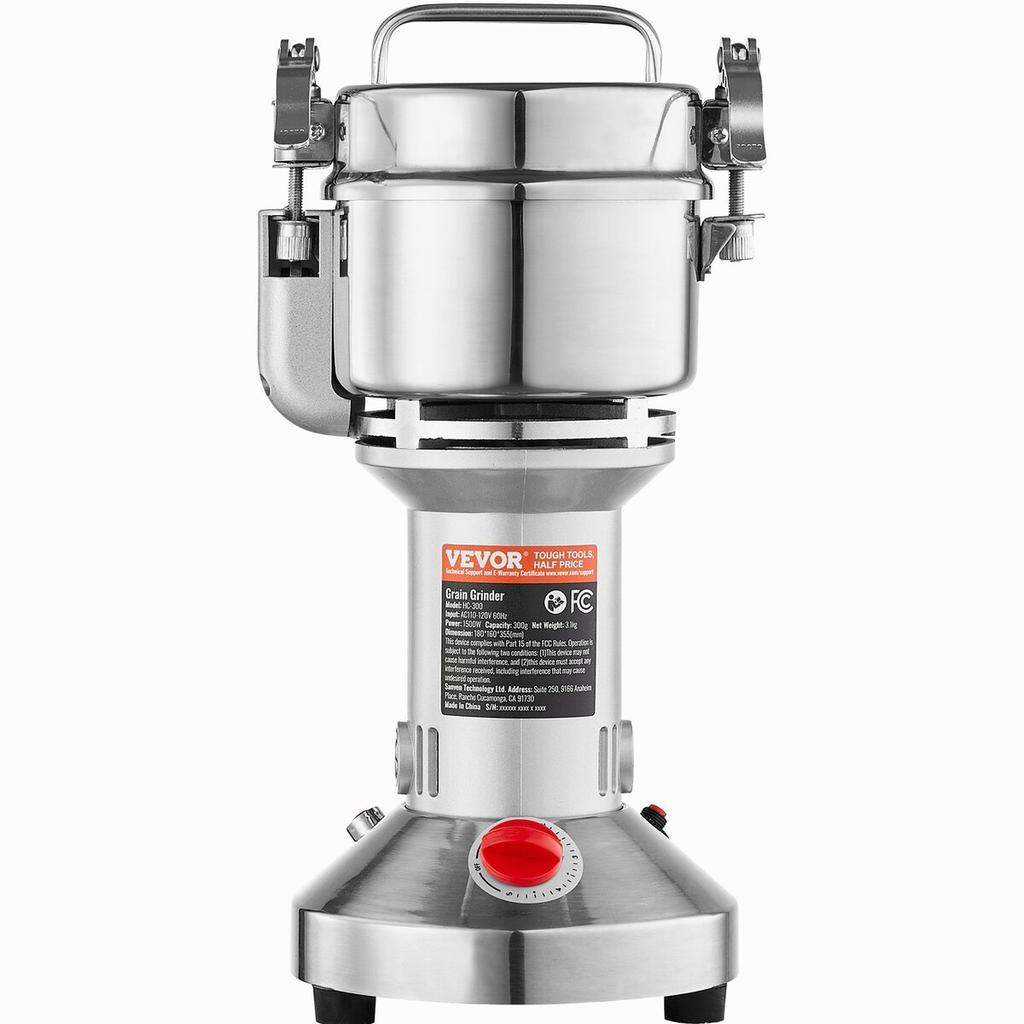 300g Commercial Spice Grinder Electric Grain Mill Grinder High Speed