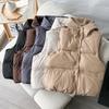 Fashion vest women's autumn and winter new Korean version of vest thin jacket hooded vest cotton vest