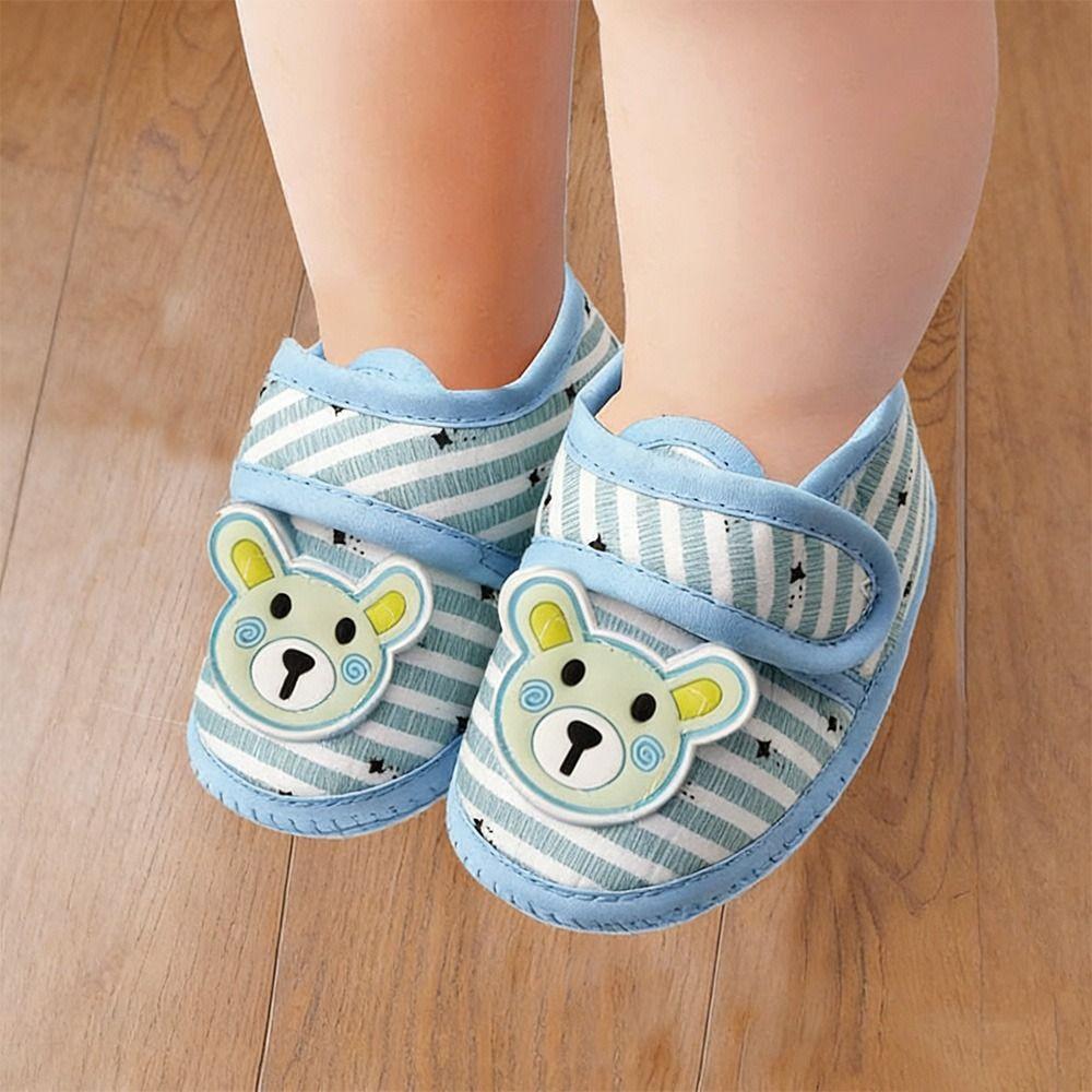 Soft Sole Baby Shoes Cartoon Bear First Walker Shoes Cute Toddler Shoes  Baby Boy Girl