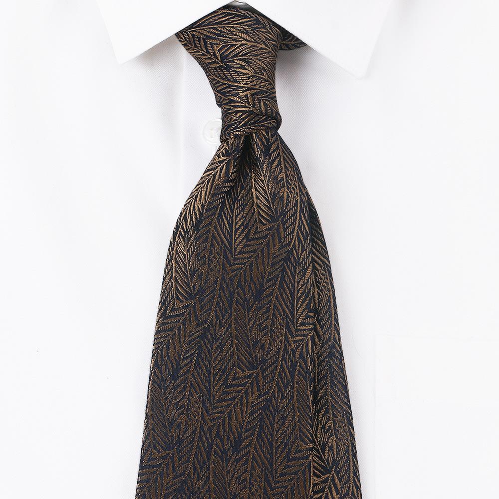 Pattern Italian Jacquard Tie Men'S Casual Business High-End Dress Wedding Suit Shirt Accessories Unique Stripes