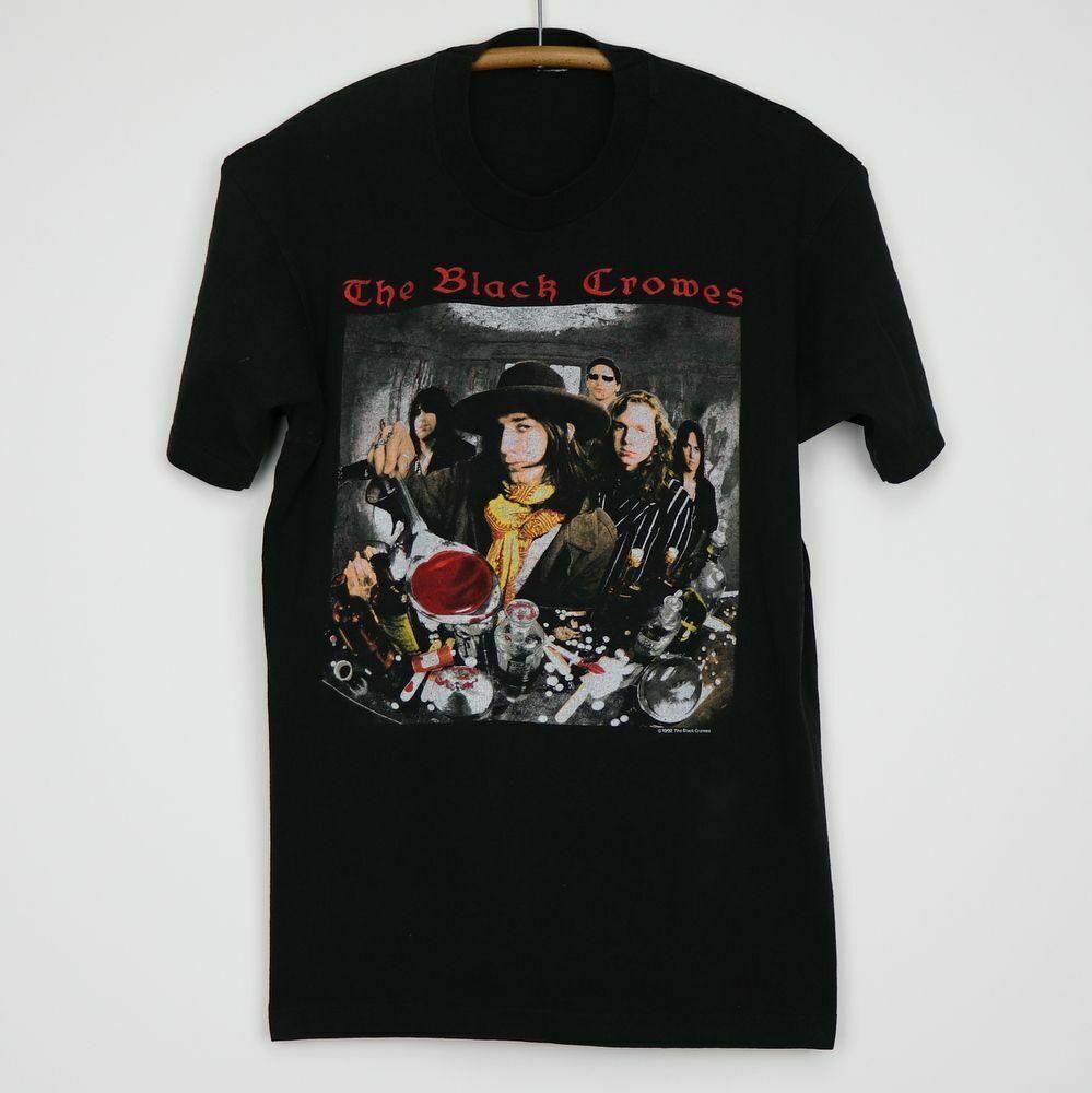 Black Crowes High As The Moon Cotton Black Short Sleeve S-234XL Unisex Shirt Unisex T-Shirt S