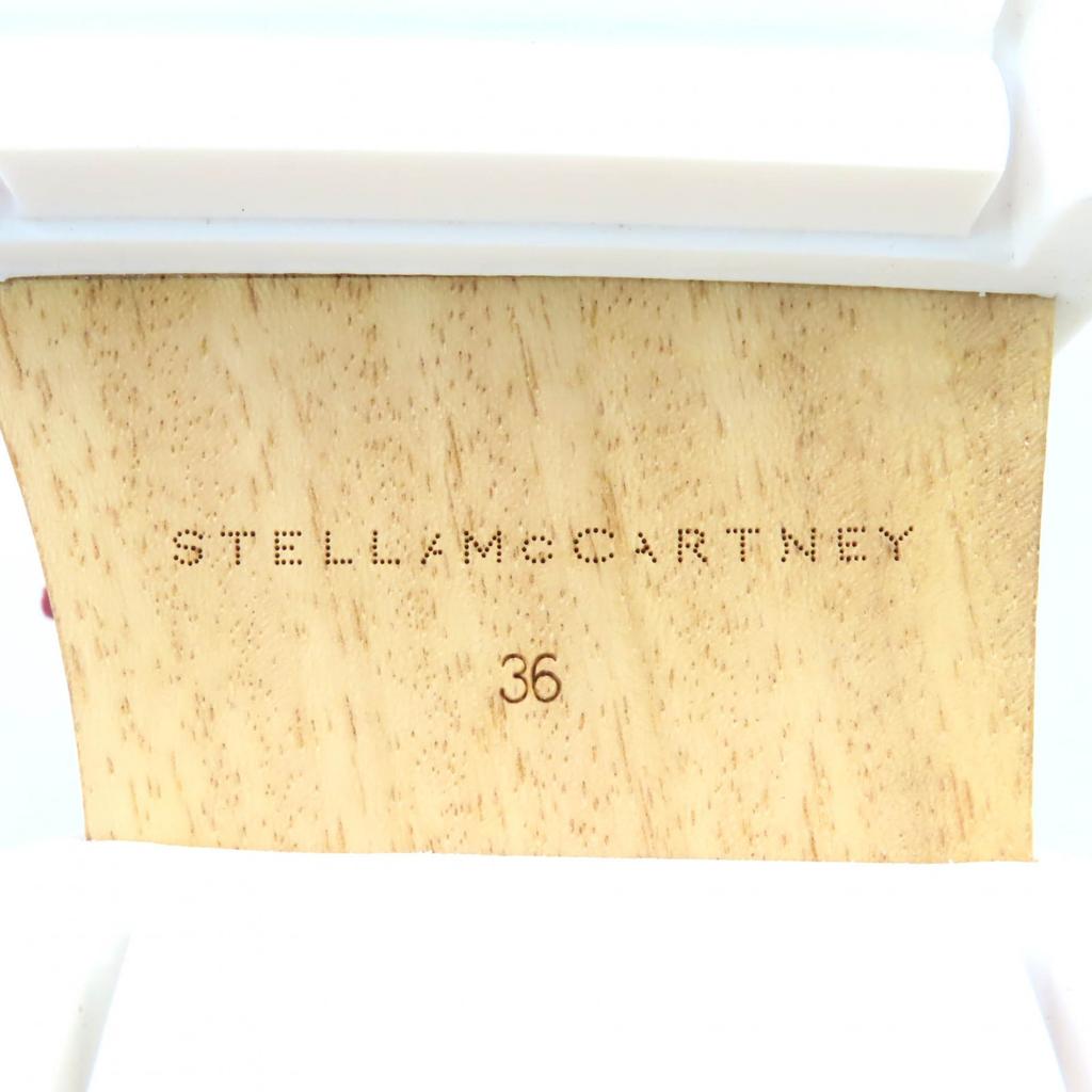 Great Stella McCartney Leather Shoes EMILIE LACEUP RUBY Leather Women 36 800268 Used