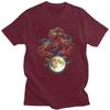 Dinosaur Moon Funny Parody Meme T Shirt for Unisex Tshirts Fashion Streetwaer Short Sleeve Tee Shirt Slim Fit Clothing