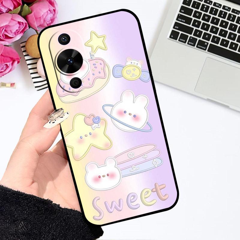 For Huawei Nova 12S Case Nova12S Cute Cartoon Cover Soft Silicone Phone Case For Huawei Nova 12S Bumper astronaut Painted Covers