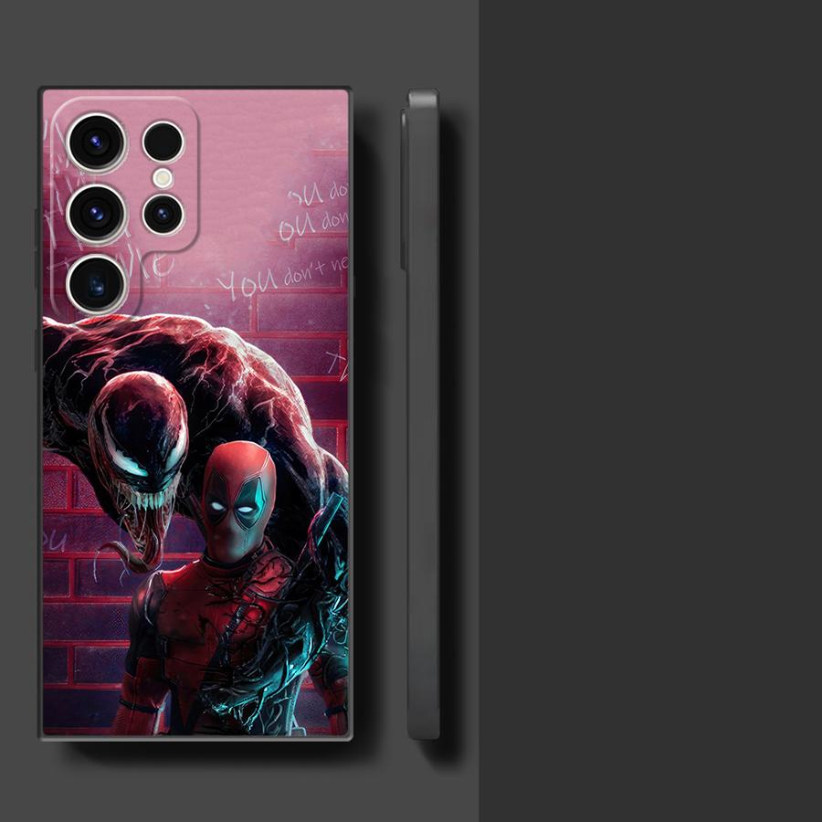 Marvel Cool Venom Case for Samsung Galaxy S26 S10 S9 S24 Plus Note 20 Ultra 8 9 10 S25 Ultra S23 S21 FE S20 Funda Phone Cover