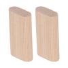 50pcs 6x20x40MM Beech Insertion Dowel Block Beech Wood Woodworking Furniture Splicing  Frame Joinery