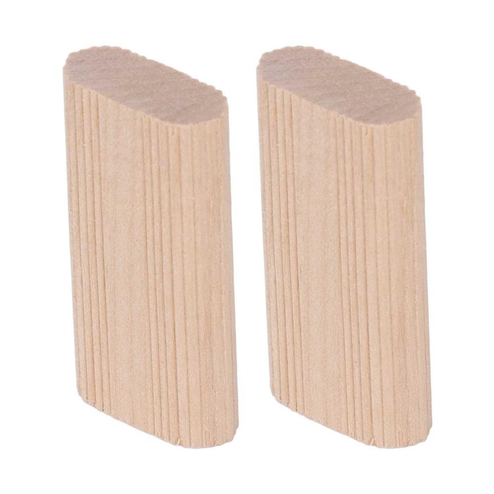 50pcs 6x20x40MM Beech Insertion Dowel Block Beech Wood Woodworking Furniture Splicing  Frame Joinery