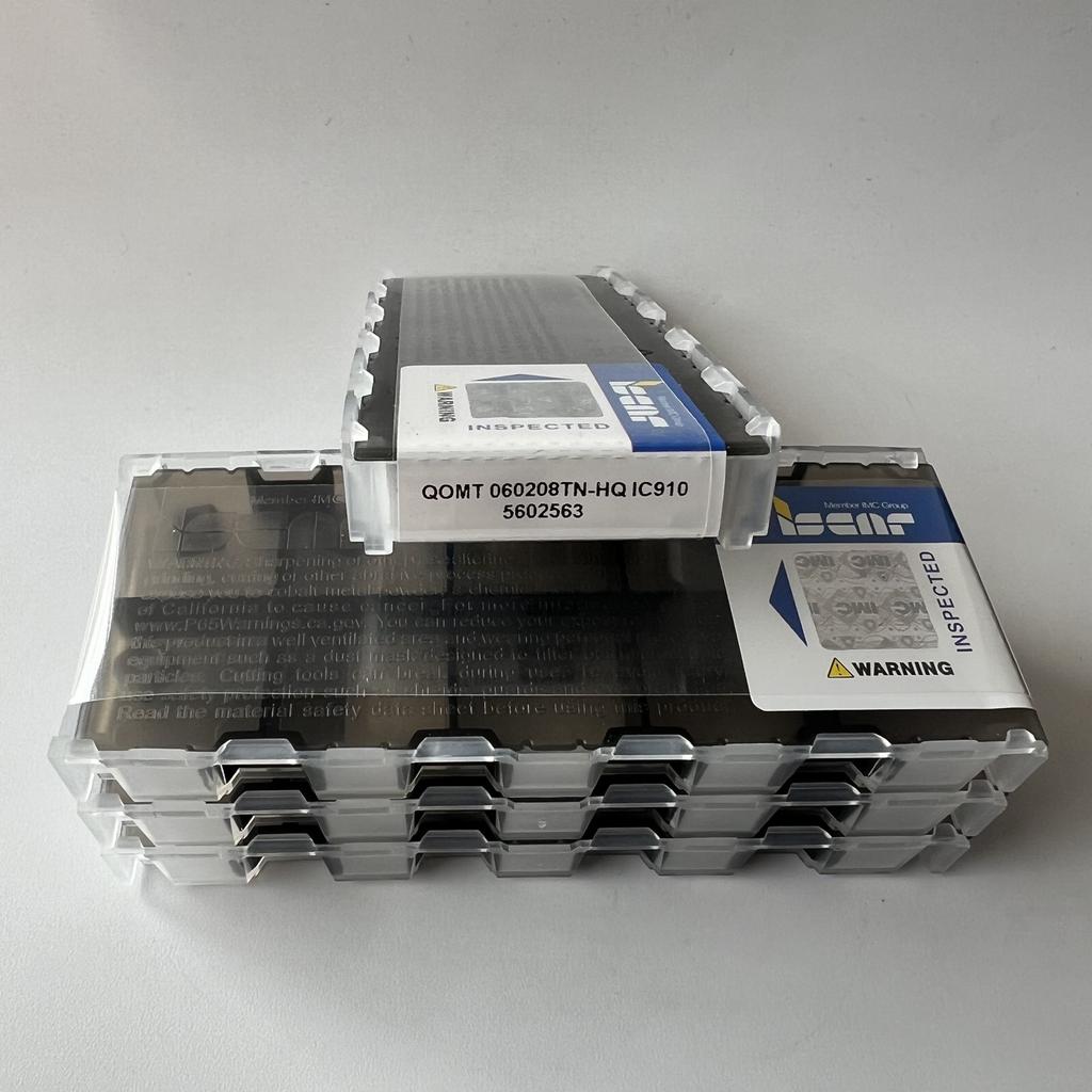 ISCAR / QOMT060208TN-HQ IC910 / Industrial indexable carbide inserts 10 Pcs