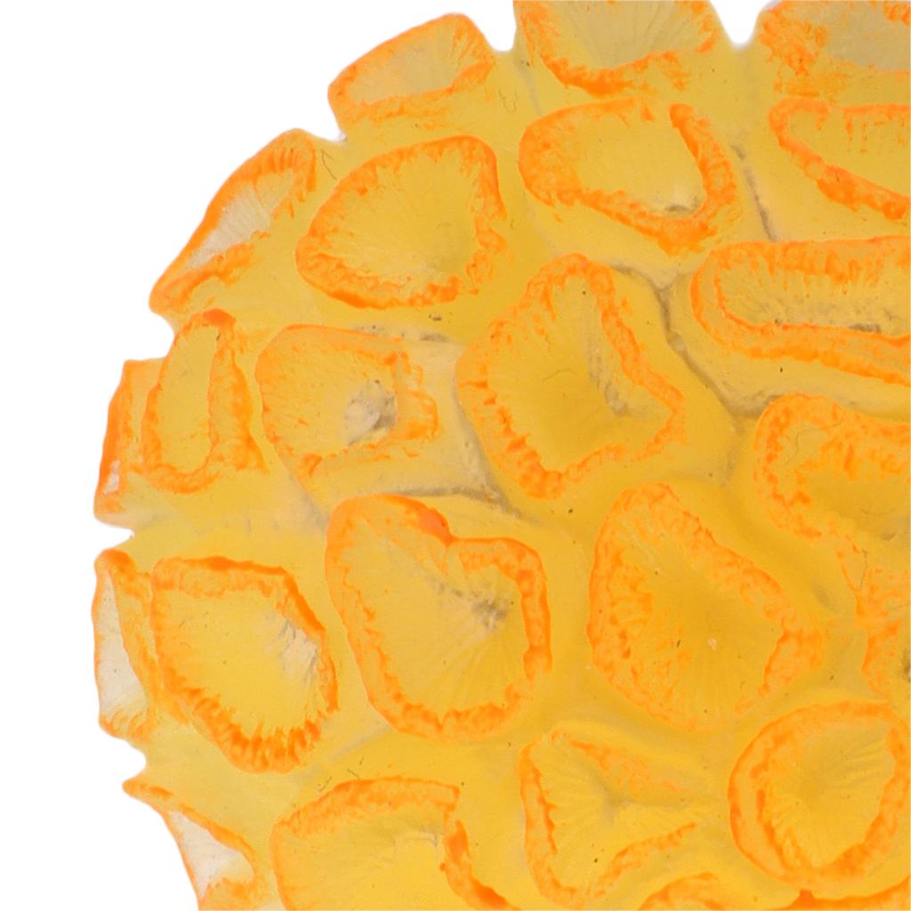Polyresin Coral Ornaments Lifelike Silicone Sawgrass Coral for Fish Aquarium Decorations