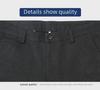 Men's High Waist Casual Straight Drape Pants - Comfortable & Stylish for Mature Wear