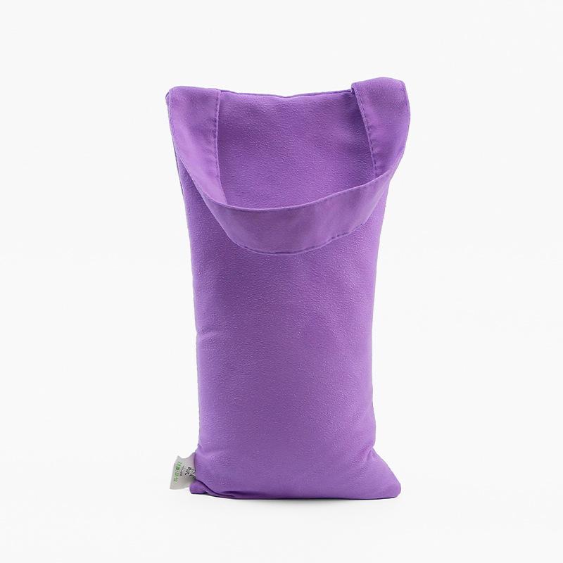 Shi Yan Purple Gray Iyengar Yoga Sandbag for Muscle Relaxation - Small & Large Options