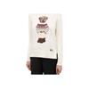 Polo Ralph Lauren FW21 Round Neck Floral Knit Cartoon Wool Sweater Women sweater White 211827358-001