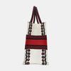 [Pre-Owned] Book Tote Cupid Pattern Embroidered Print Tote Bag - Excellent #FIM8H