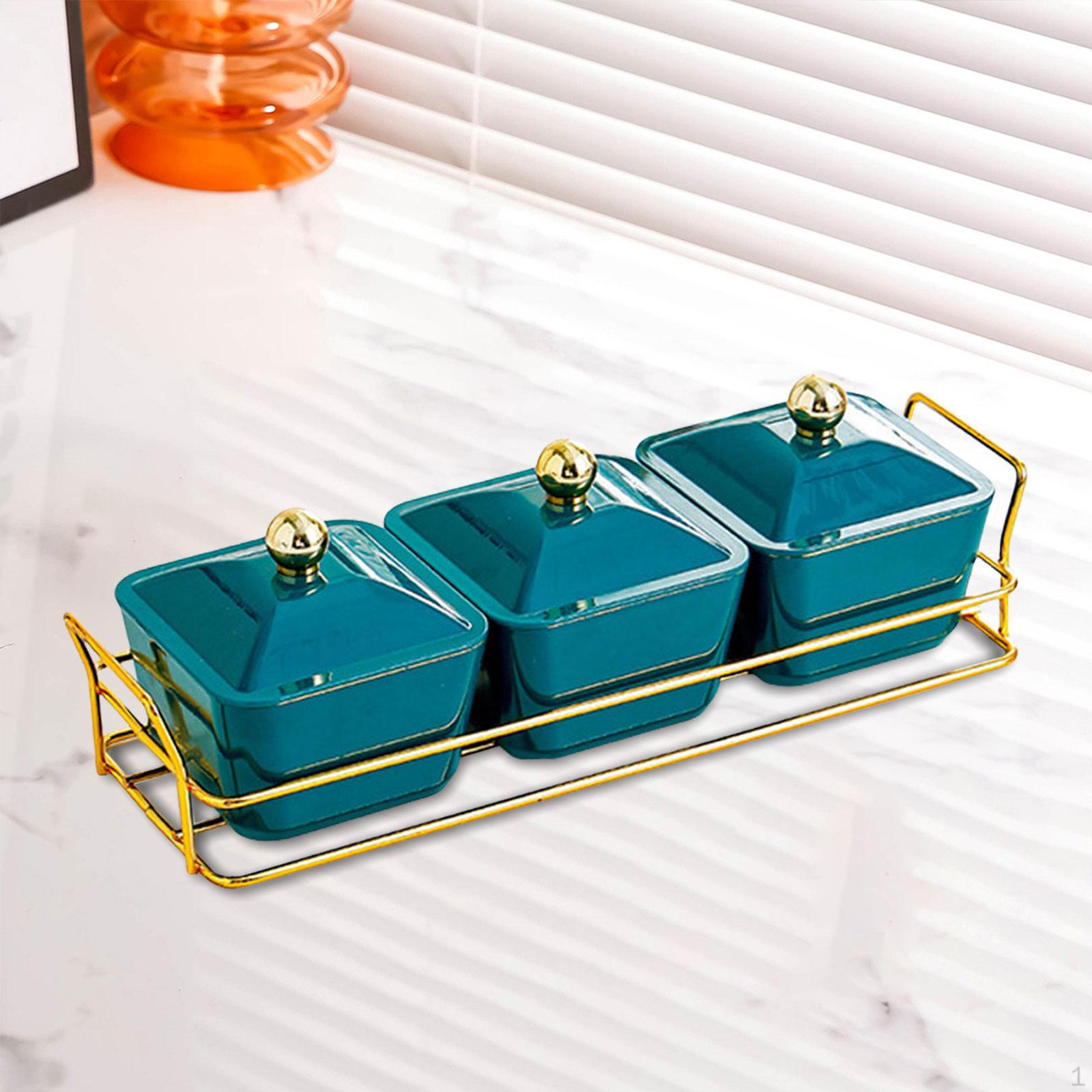 

Посуда для сервировки конфет, коробка для хранения продуктов, контейнеры, лотки, блюдо для орехов, закуска для орехов 3 Grid