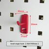5Pc Pegboard Hooks Abs Wall-Mounted Tool Parts Storage Box Rack Plate Shelving Components Tool Hanging Board Garage Hook