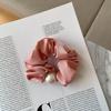 QinGoo Pearl Scrunchie Hair Hair Hair Adult Hair Cute and Korean 1 Pink Tie, Clip, Tie, Accessory, Stylish, Style, Piece,