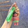 Moana Pua Maui Hei Hei Keychain Cartoon Pendant Toy Bag Decoration Gift Kids