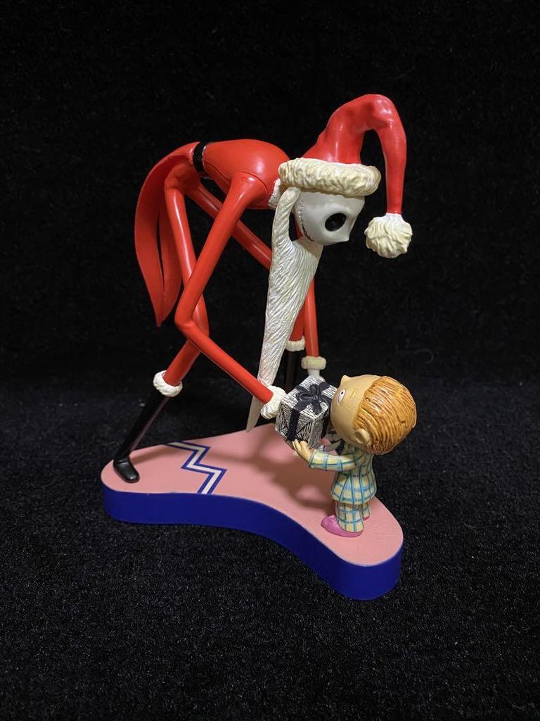 [USED] Nightmare Before Christmas Santa Jack Head Knocker Figure