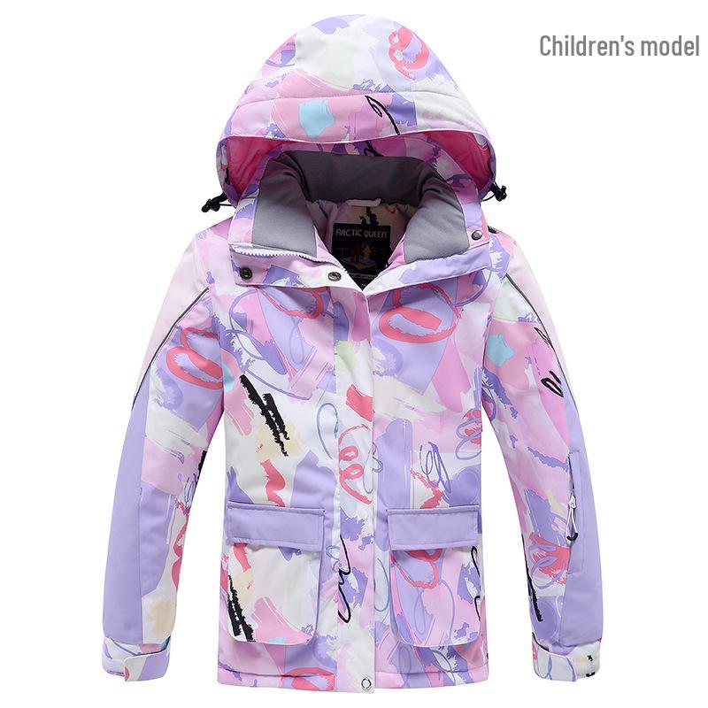 Kids' Waterproof Winter Ski Suit - Windproof, Warm, Thickened Snowboard Clothing