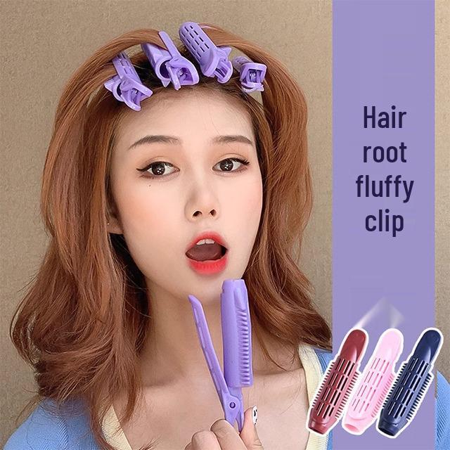 Top Head Curling Iron: Korean Fluffy Style Hair Roll & Bang Shaping Tool