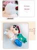 Shin-chan Plush Toy & Cute Casual Sweatshirt: Anime-Inspired Birthday Gift & Sleeping Pillow for Kids