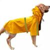 Waterproof Raincoat with Reflective Strips for Large Dogs (Golden Retriever, Samoyed)