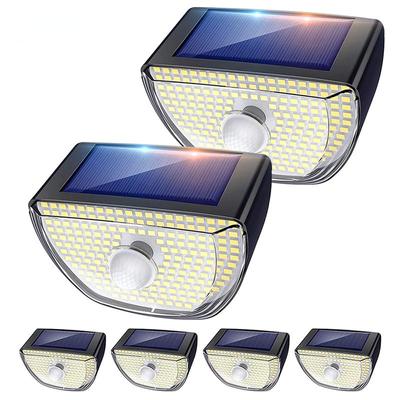 Three Modes of Motion Sensor Wall Light Human Body Sensing 200LED Ultra Bright Outdoor Solar Light Waterproof Garden Light Courtyard Garage Light