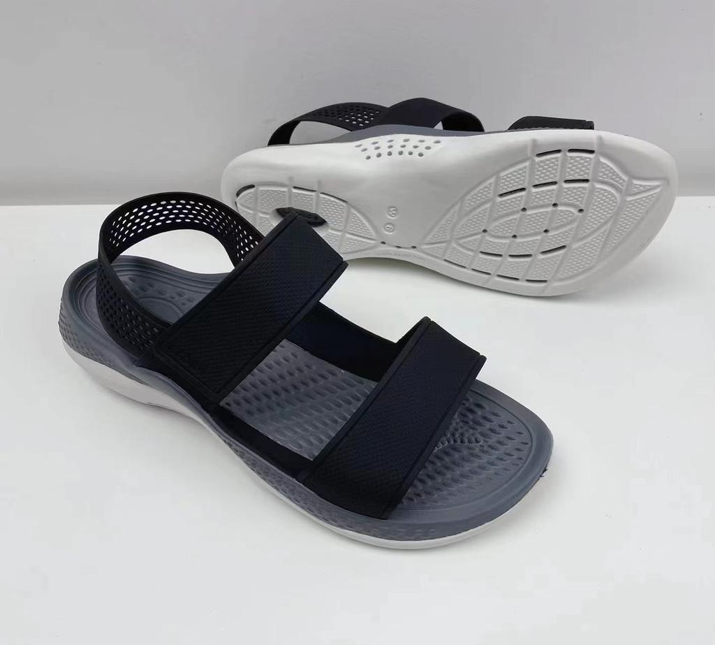 Nuovi sandali da donna Kroger velcro elastico spiaggia piatti antiscivolo outdoor casual scarpe da spiaggia