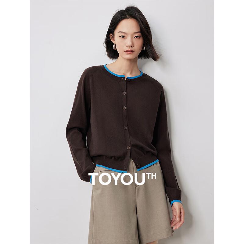 Chuyu Women's Lightweight Color-Block Knit Sweater