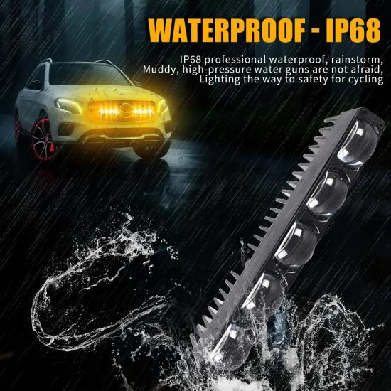 5D Lens High Low Beam LED Spotlights Grill Car Led Light Bar 12V-80V Auxiliary Fog Lights for Vehicles 4X4 Offroad Motorcycle