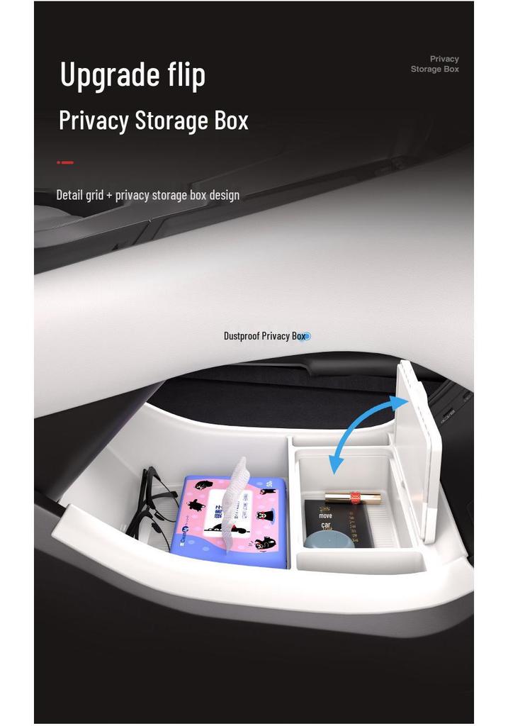 Silicone Dustproof Storage Box for BYD N8L Center Console