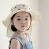 Cartoon Embroidery Baby Sun Hat Kawaii Summer Fisherman Hat  Apparel Accessories