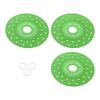 3pcs Rock Slab Diamond Grinding Discs 5" 115mm Diameter Ultra Thin 1.5mm Blade fit 4.5Inch Angle Grinder Cut Glass Jade Ceramics