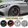 For Mercedes Benz 4PCS 75mm NEW Car Wheel Center Hub Caps Cover for Mercedes Benz B/C/E/S Class A Class C200L GLC GLK CLA W166 W